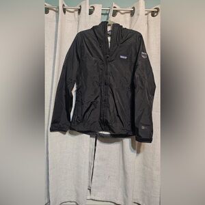 Patagonia Black Windbreaker Jacket Lightweight Weather-Resistant